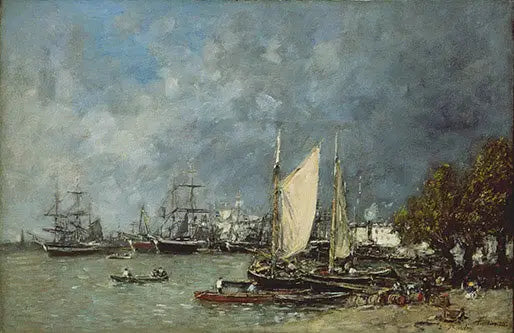 Landschaft in Bordeaux - Eugène Boudin