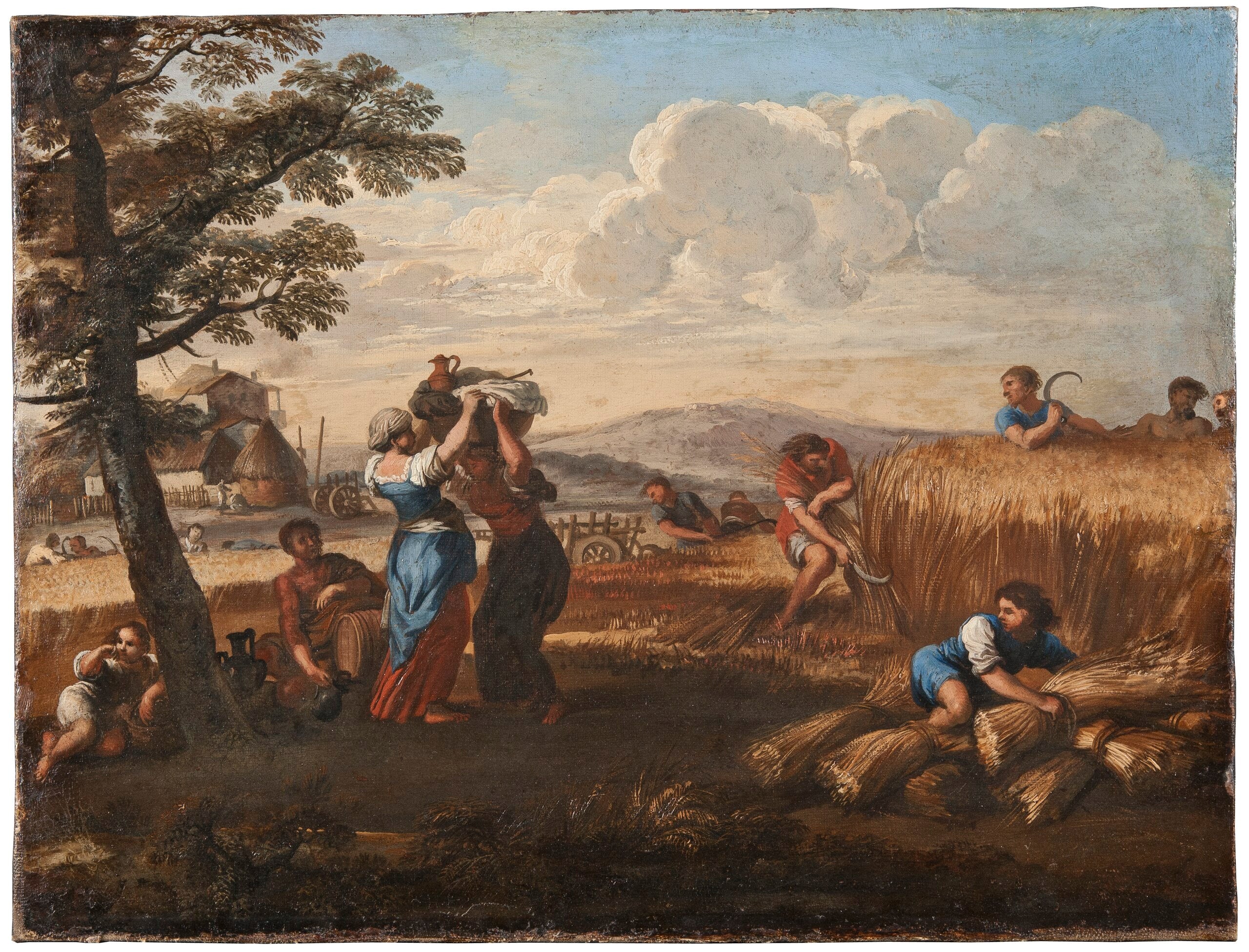 Paysage avec récolte - Pietro da Cortona - Alpha Reproduction