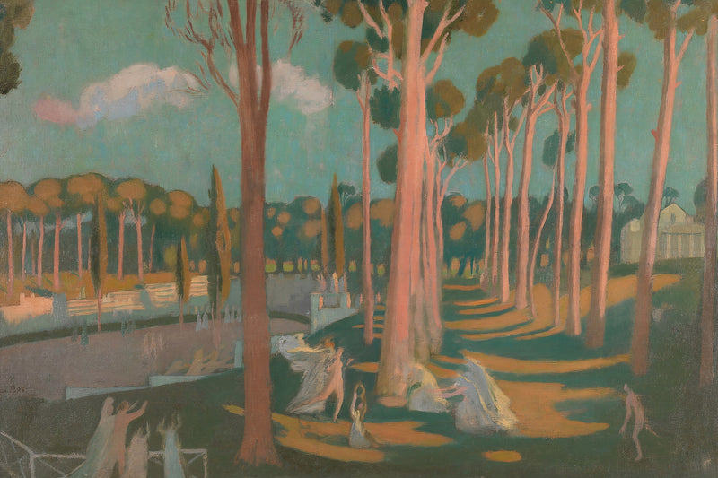 Klassische Landschaft mit Figuren - Maurice Denis