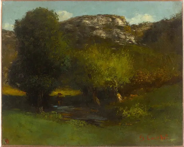 Jura-Landschaft - Gustave Courbet