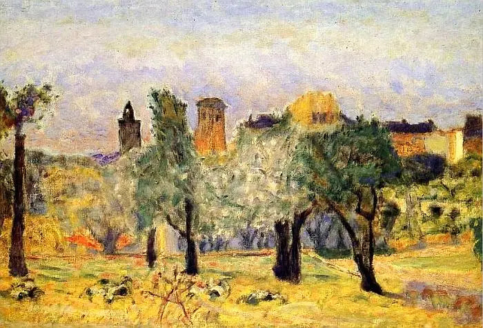Landschaft von Cannet - Pierre Bonnard