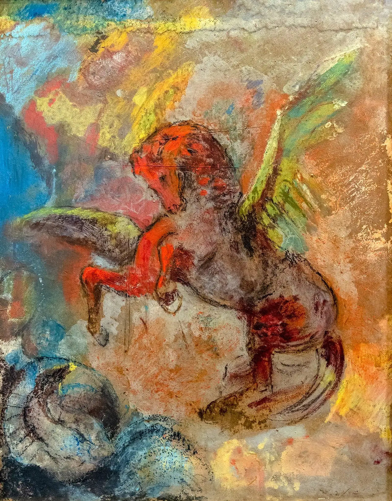Pegasus und die Hydra - Odilon Redon