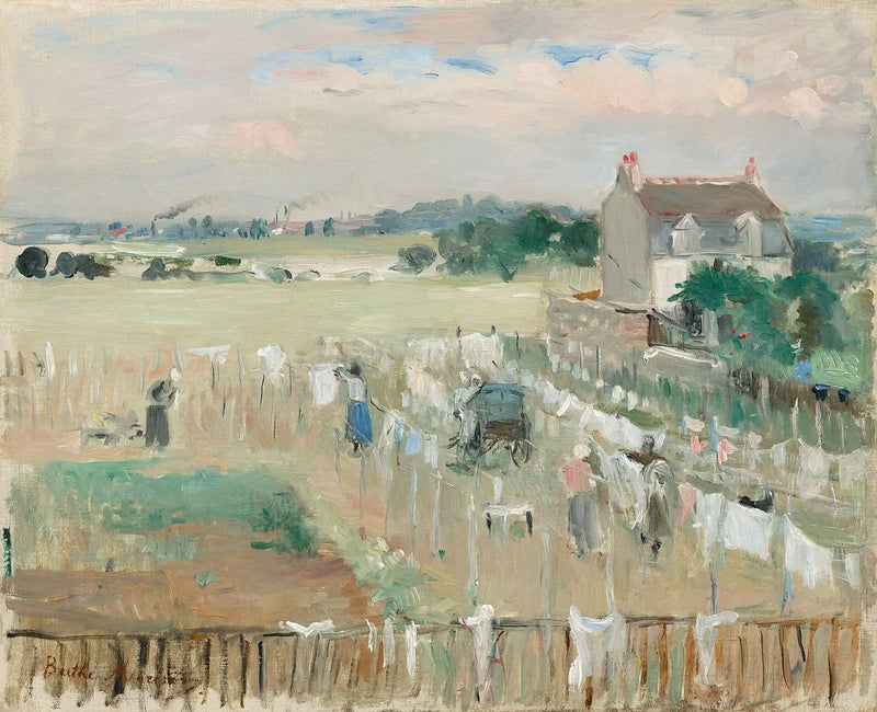 Wäscherinnen auf der Perche - Berthe Morisot