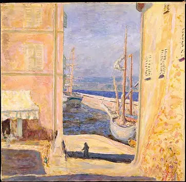 Reproduction du tableau « Port de Saint-Tropez - Pierre Bonnard » par Alpha Reproduction en peinture à l’huile