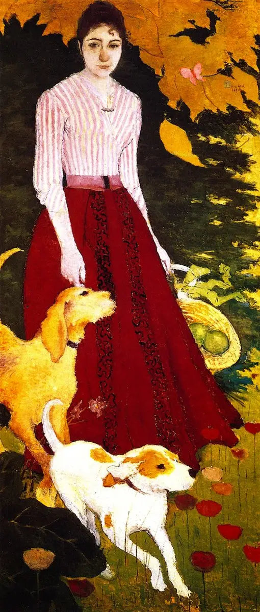 Porträt von Andrée Bonnard, Schwester des Künstlers - Pierre Bonnard