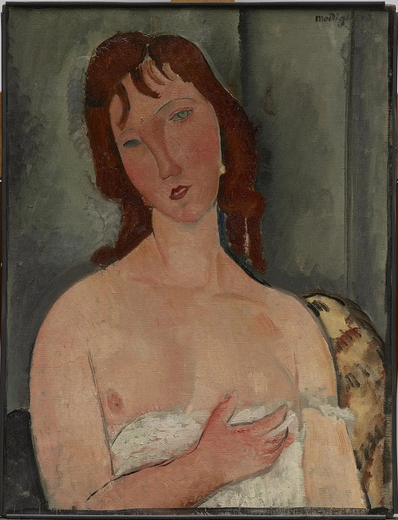 Porträt einer jungen Frau - Amedeo Modigliani