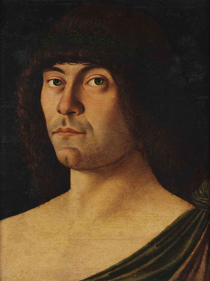 Porträt eines jungen Mannes in antiker Kleidung - Giovanni Bellini