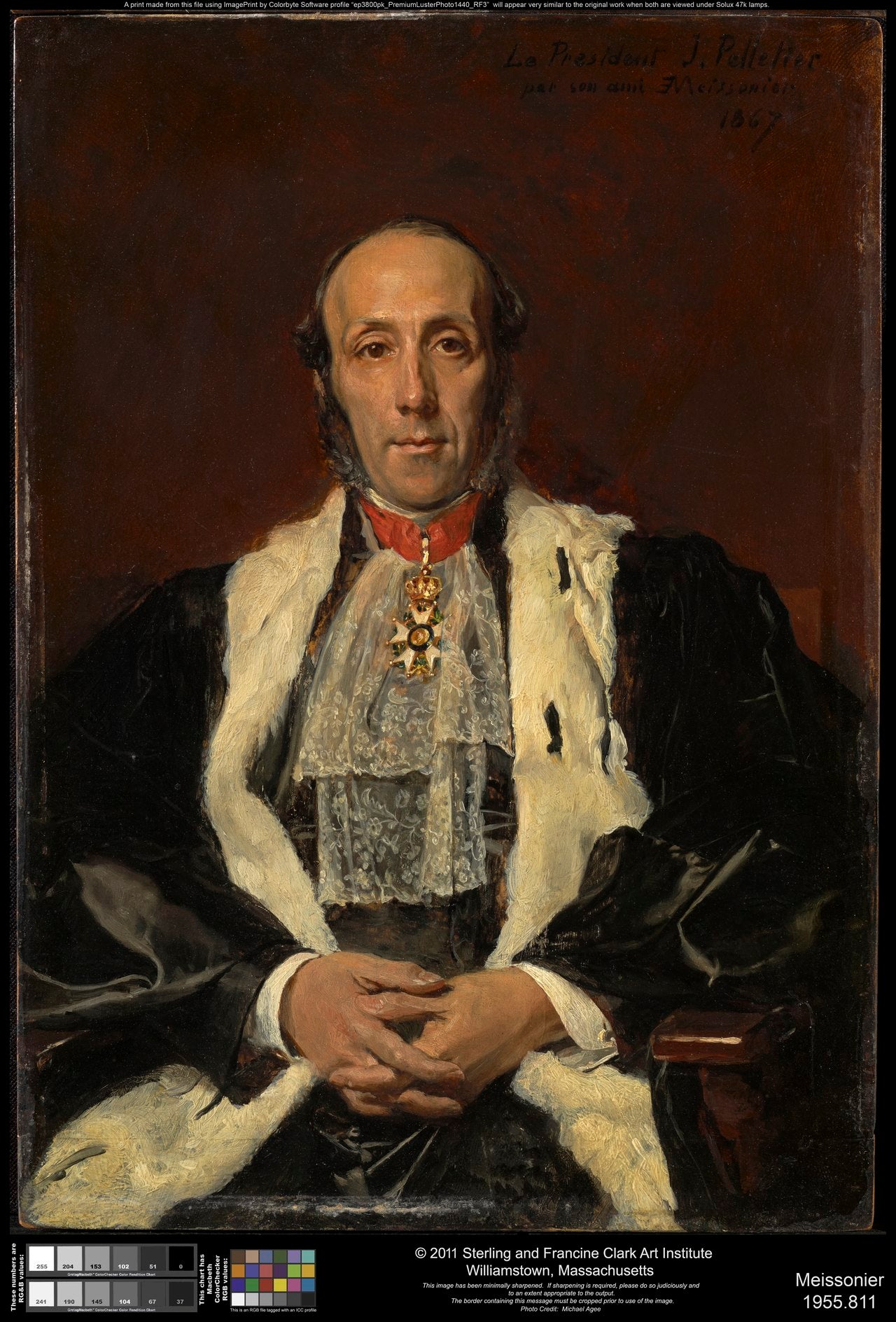 Portrait de Jules Pelletier - Ernest Meissonier