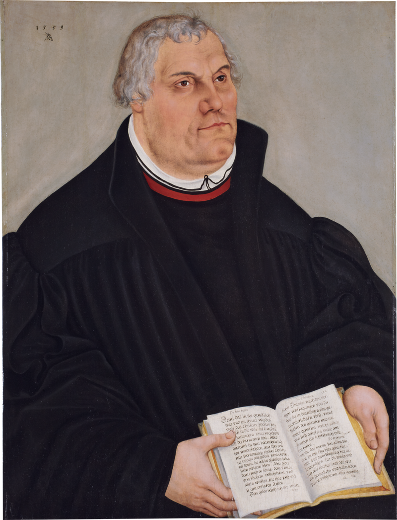 Portrait von Martin Luther - Lucas Cranach der Ältere