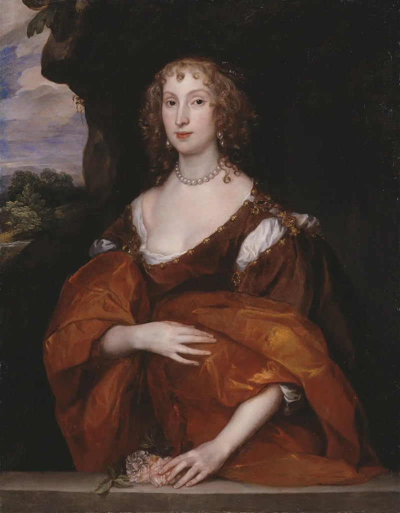Portrait von Mary Hill, Lady Killigrew - Antoine van Dyck