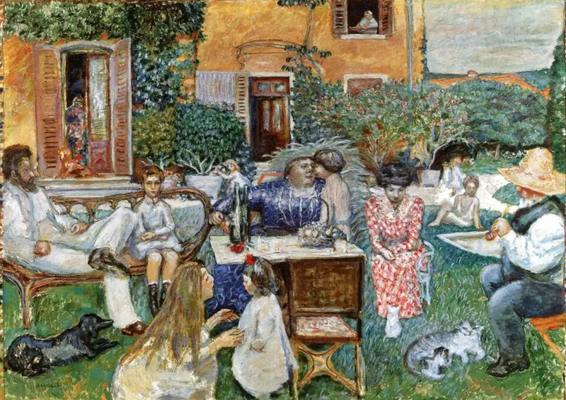 Porträt der Familie Terrasse - Pierre Bonnard