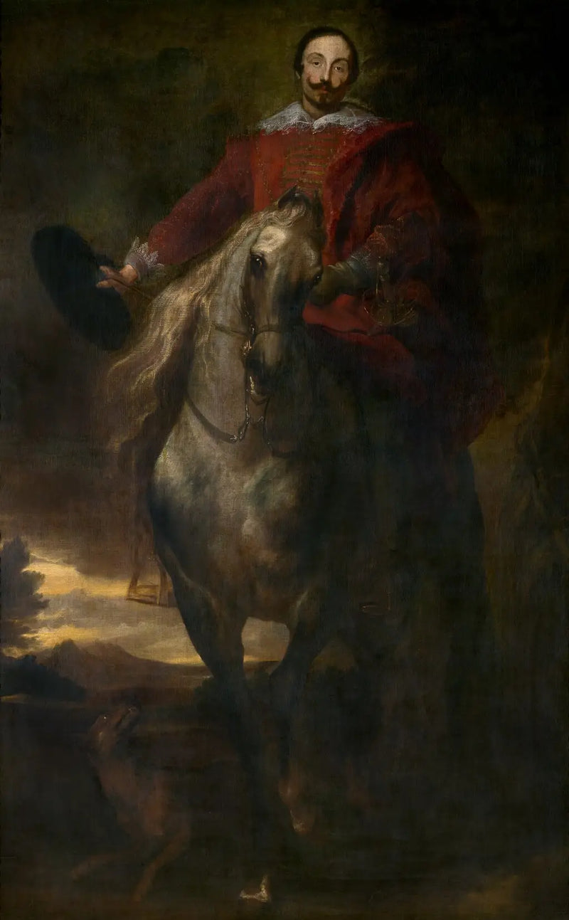 Porträt des Reiters des Malers Cornelis de Wael - Antoine van Dyck