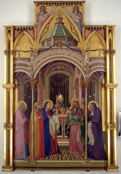 Présentation de Jésus au Temple - Ambrogio Lorenzetti - Alpha Reproduction
