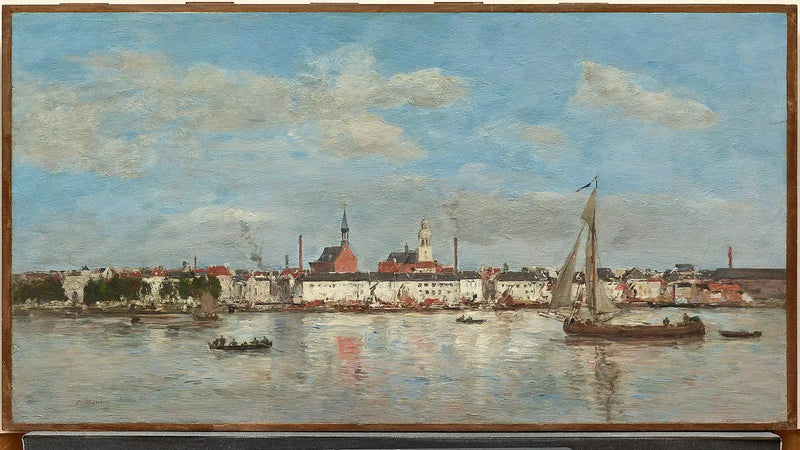 Kai in Antwerpen - Eugène Boudin