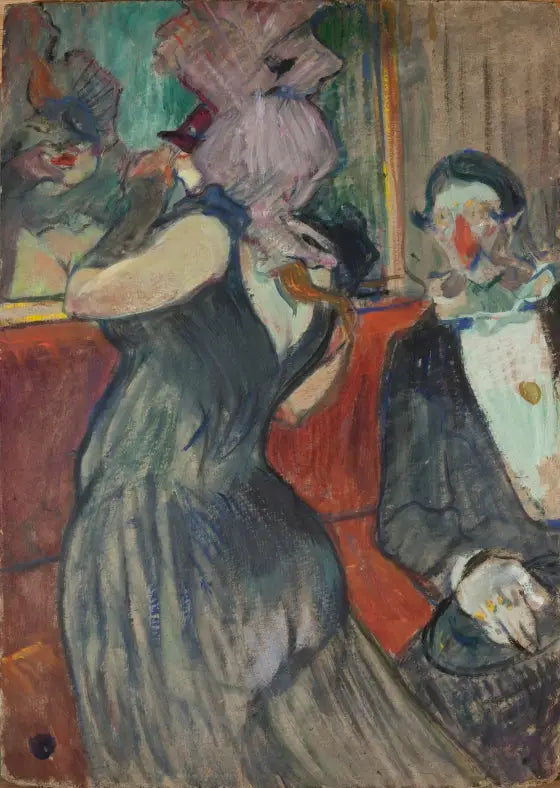 Ruhe während des Maskenballs - Henri de Toulouse-Lautrec