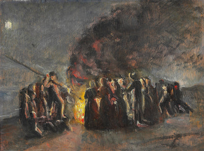 Vorabend der Sommersonnenwende, Strand von Skagen. -Michael Peter Ancher