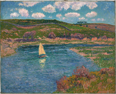 Rivière de Pont-Aven Finistère - Henry Moret - Alpha Reproduction