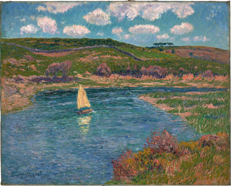 Fluss bei Pont-Aven, Finistère - Henry Moret