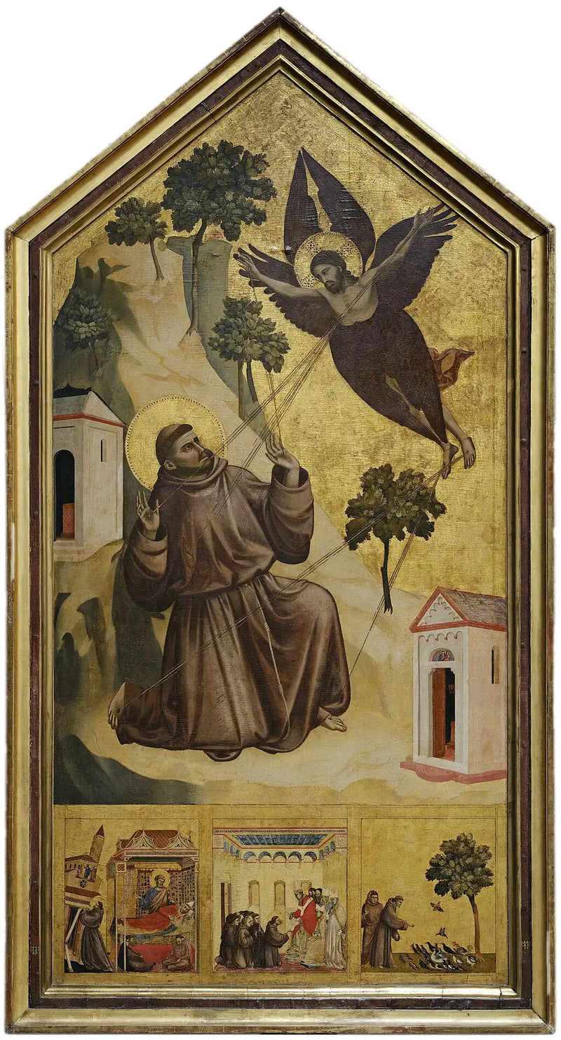 Franz von Assisi, der die Stigmata empfängt - Giotto