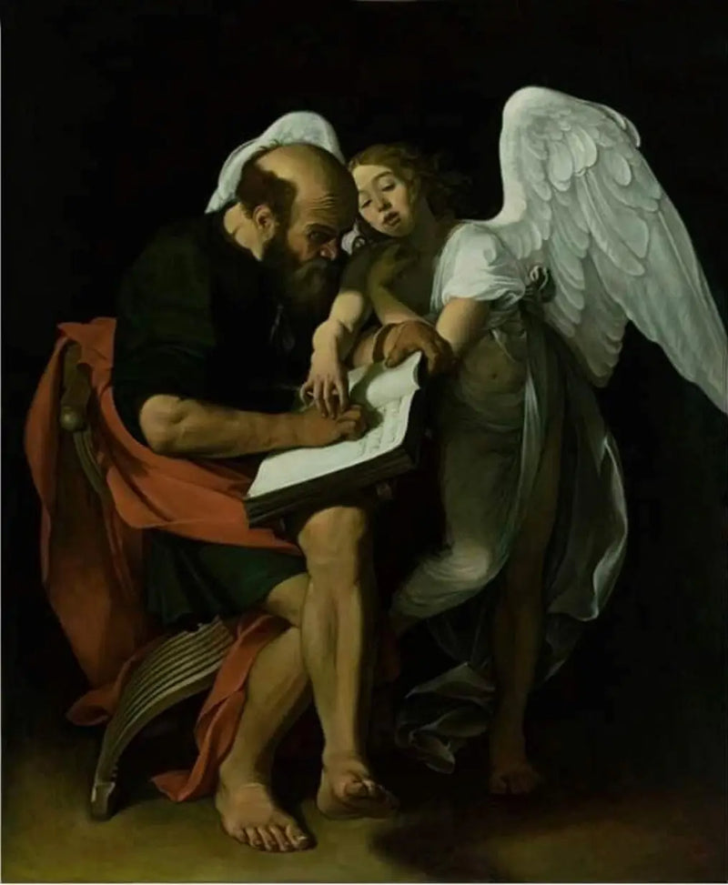 Der heilige Matthäus und der Engel - Caravaggio