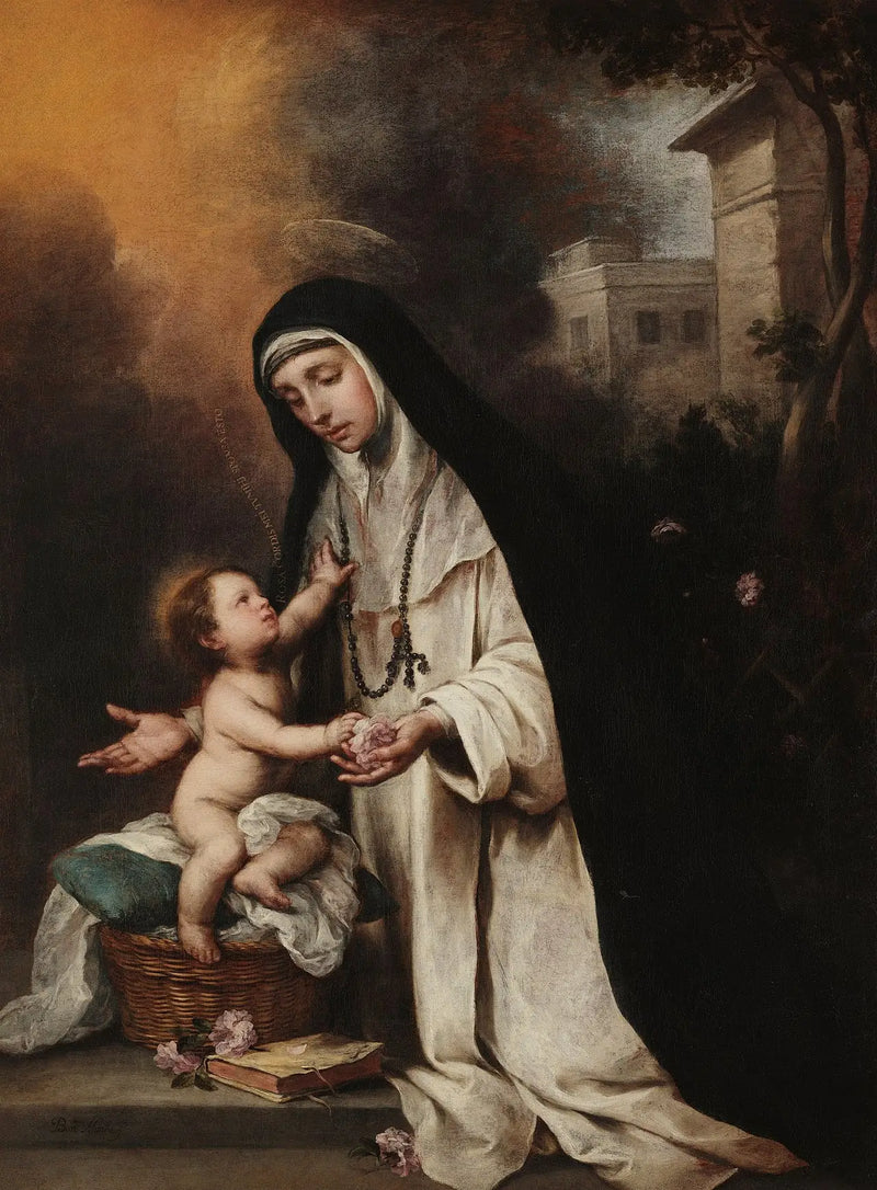 Sainte Rose de Lima - Bartolomé Esteban Murillo