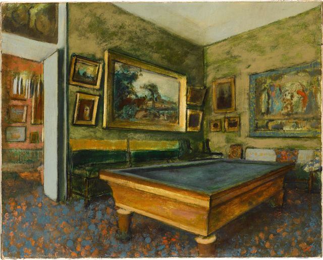 Billardzimmer - Edgar Degas