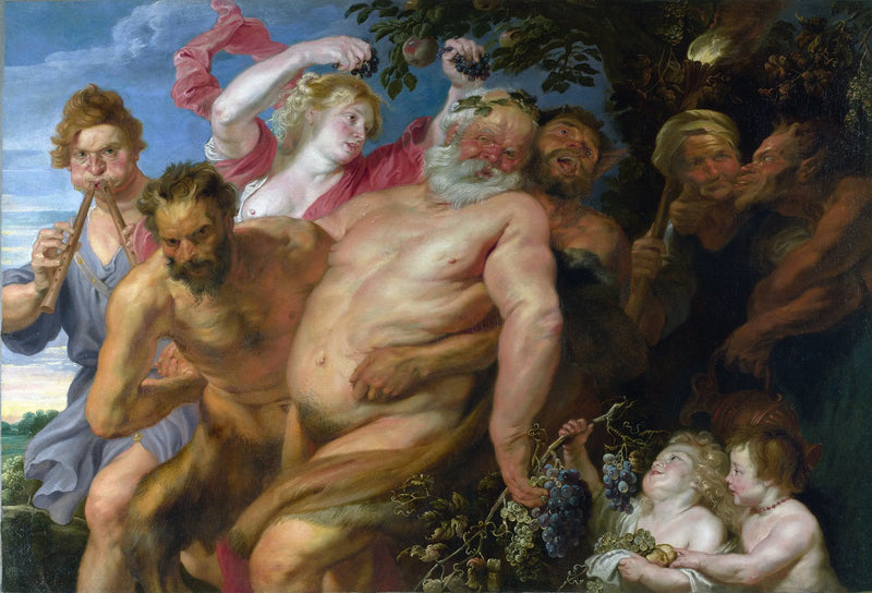 Silène ivre unterstützt von Satyrn - Antoine van Dyck