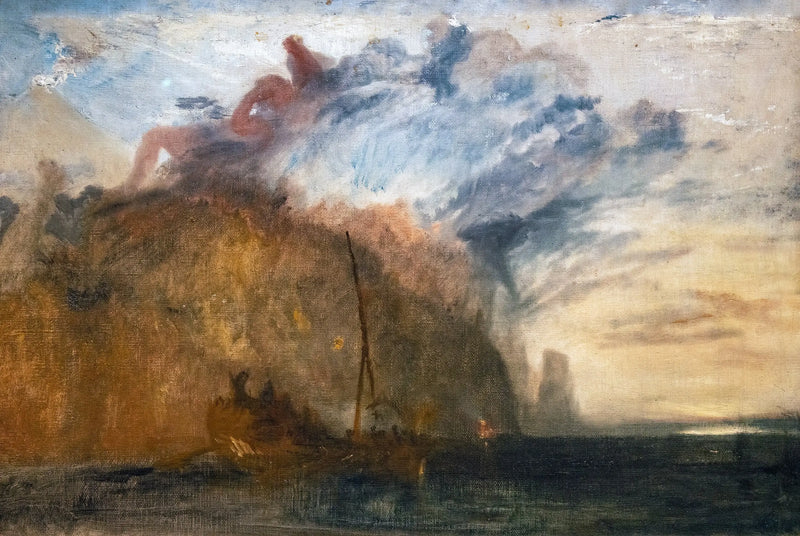 Skizze für 'Ulysses verspottet Polyphemus' - J. M. W. Turner