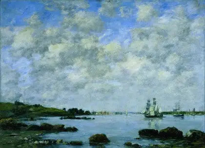 An der Maas - Eugène Boudin