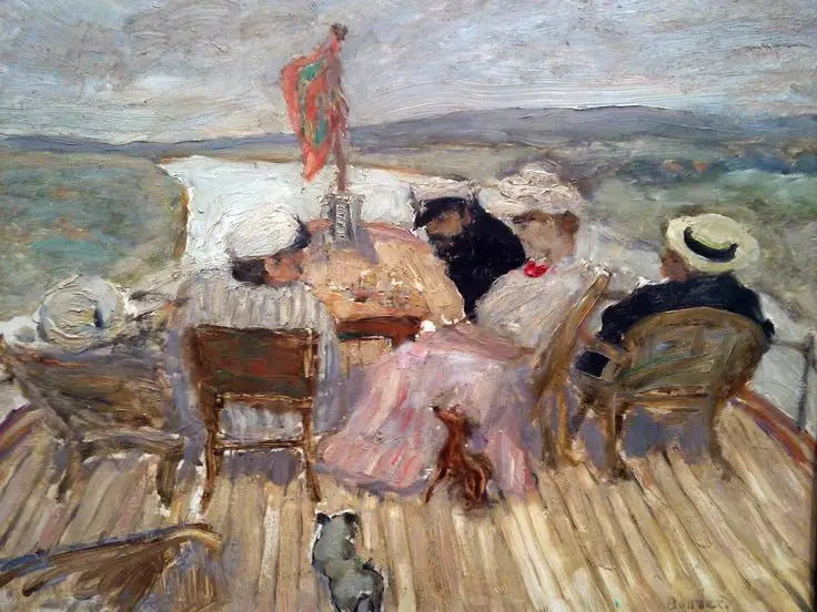 Auf der Yacht - Pierre Bonnard