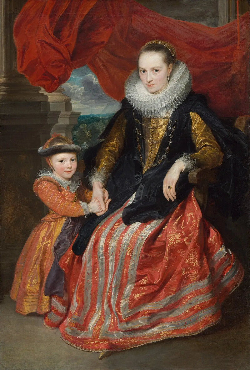 Susanna Fourment und ihre Tochter - Antoine van Dyck