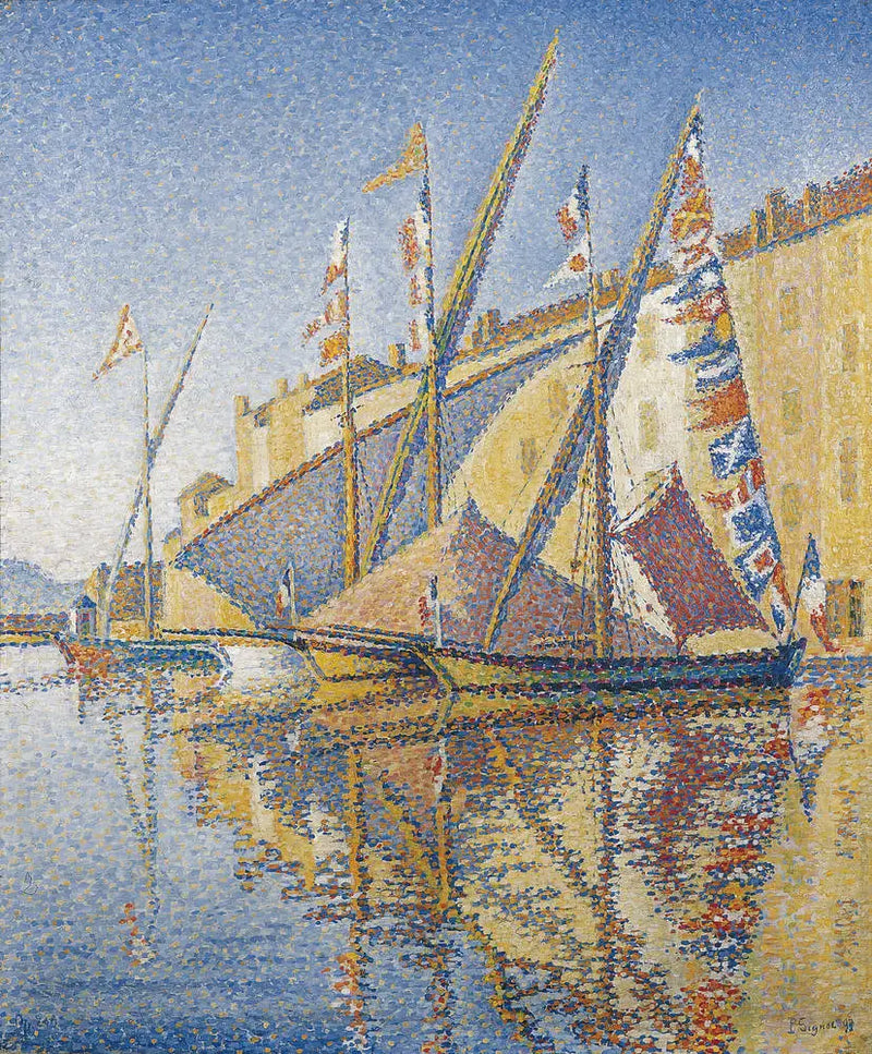 Geschmückte Tartanes - Paul Signac
