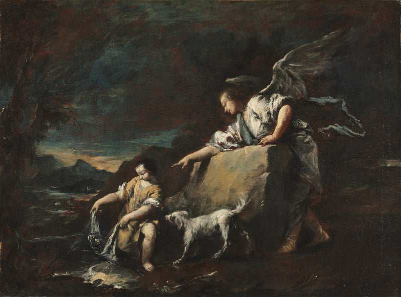 Tobias und der Engel - Francesco Guardi