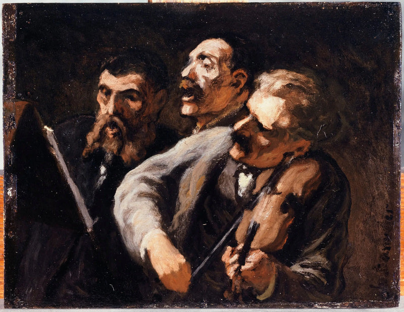 Trio der Amateure - Honoré Daumier