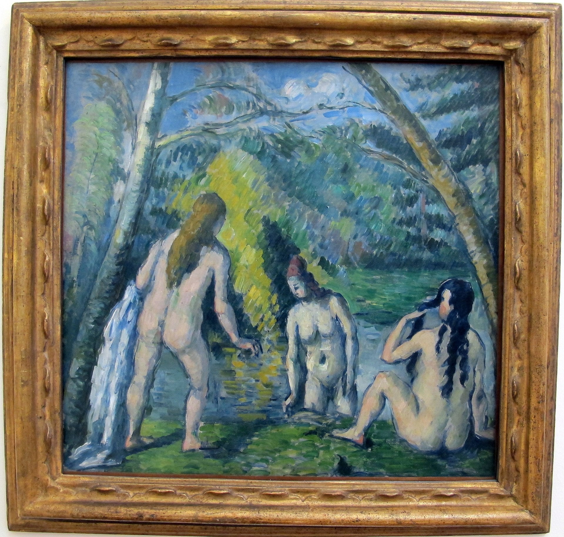 Drei Badende - Paul Cézanne