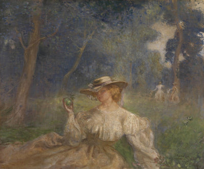 Un après-midi d’été: La pomme verte - Charles Conder - Alpha Reproduction