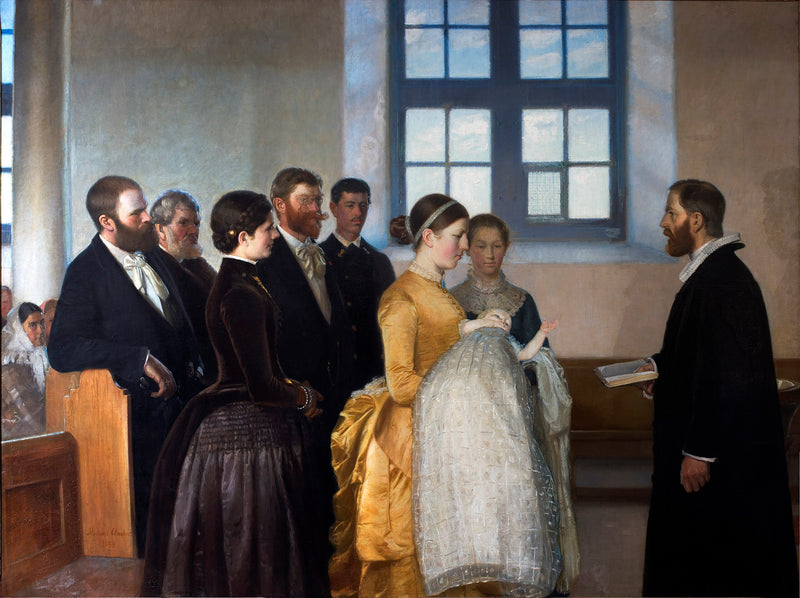 Eine Taufe – Michael Peter Ancher