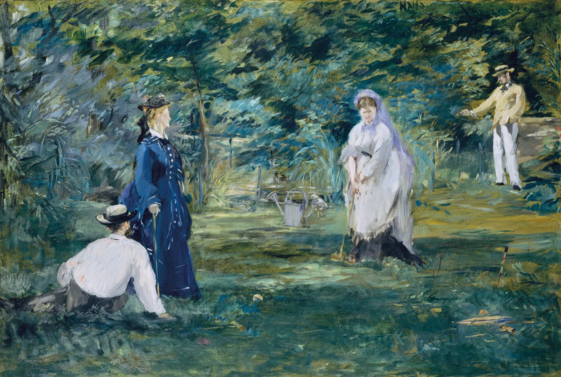 Ein Teil des Croquet - Édouard Manet