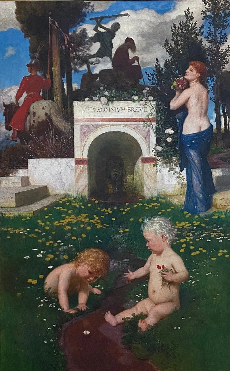 Vita somnium breve (Das Leben ist ein kurzer Traum) - Arnold Böcklin
