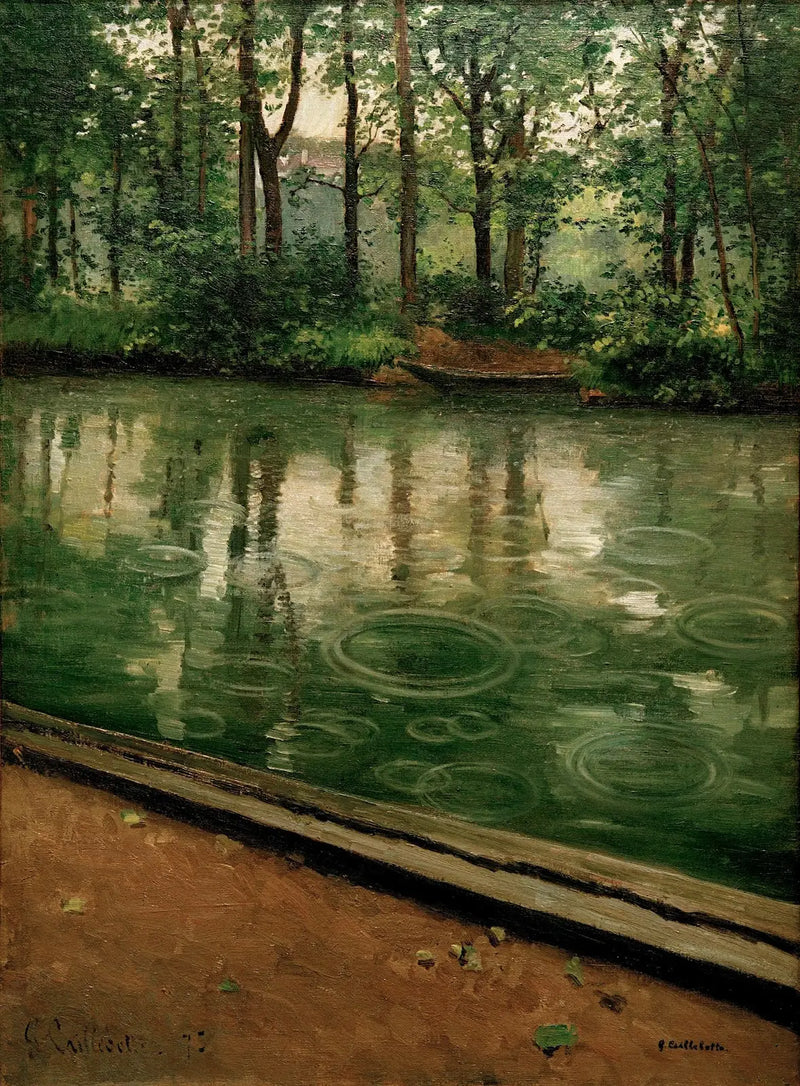 Yerres, Regenwirkung - Gustave Caillebotte