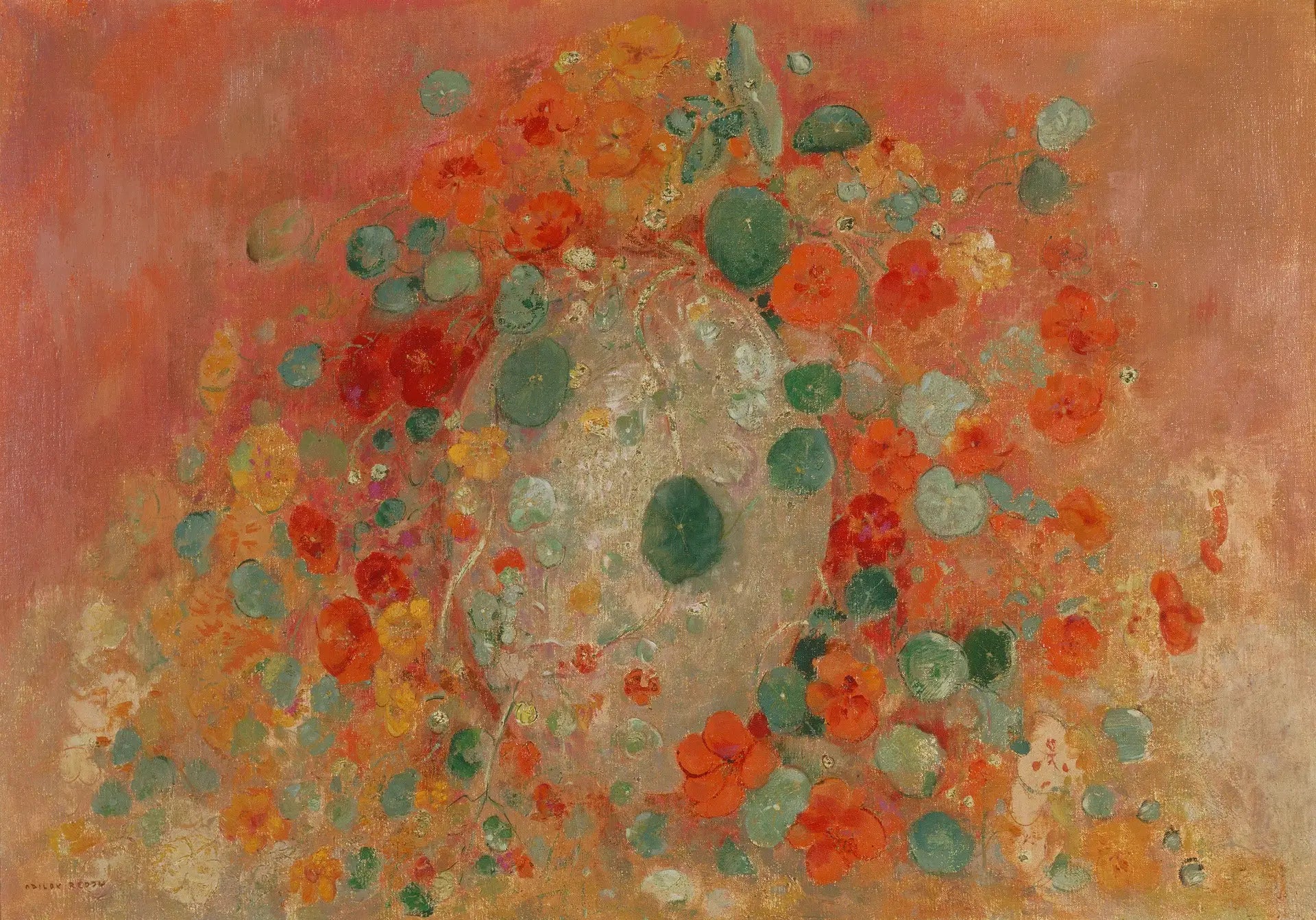 Capucine - Odilon Redon - Alpha Reproduction
