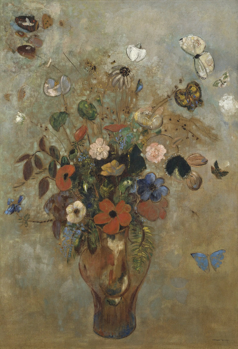 Stillleben mit Blumen - Odilon Redon