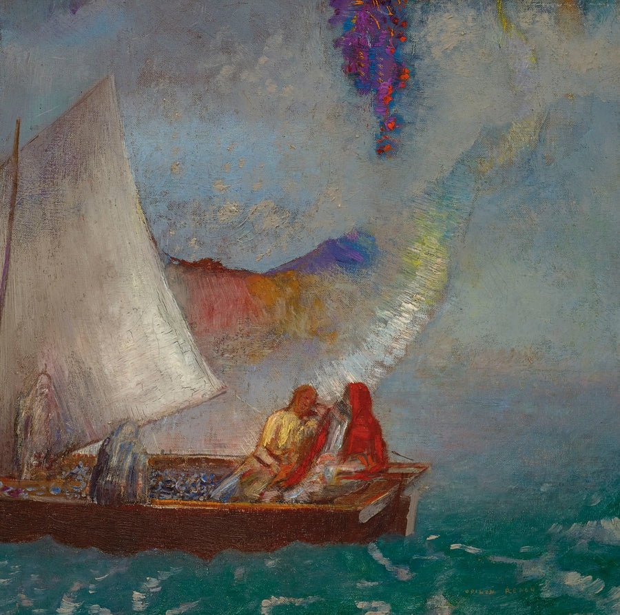 Der graue Segel - Odilon Redon