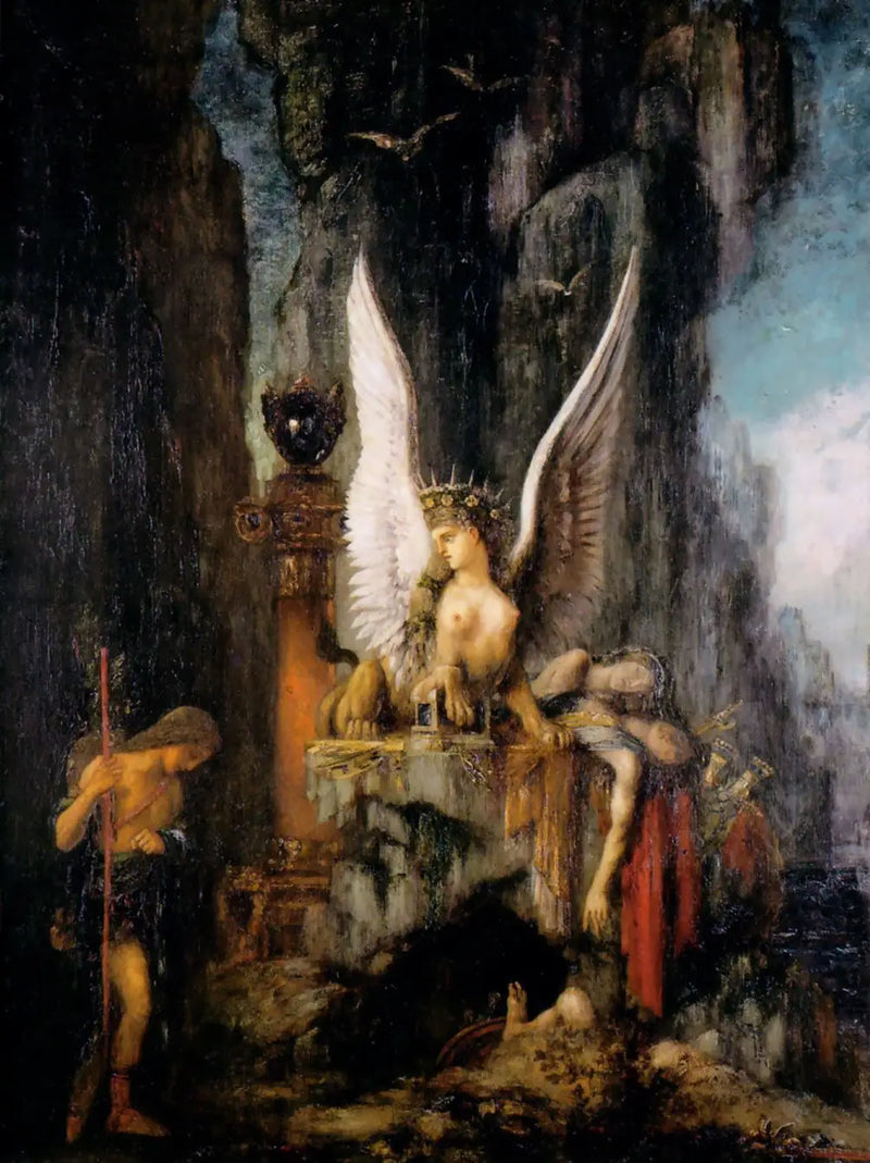 Ödipus auf Reisen - Gustave Moreau