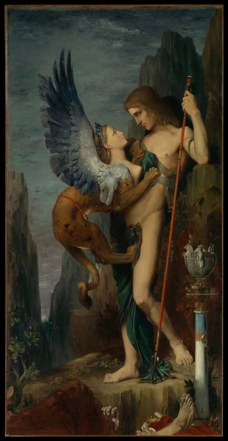 Ödipus und die Sphinx - Gustave Moreau