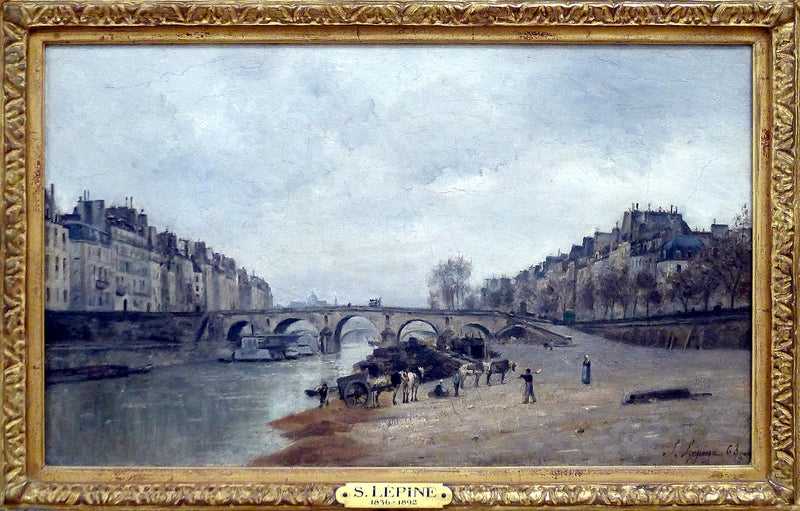 Quais des Célestins, mit der Brücke Marie - Stanislas Lépine