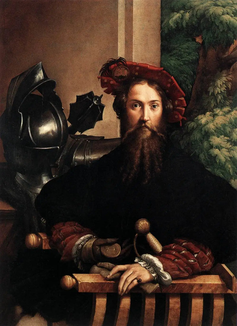 Porträt von Galéazzo Sanvitale - Parmigianino
