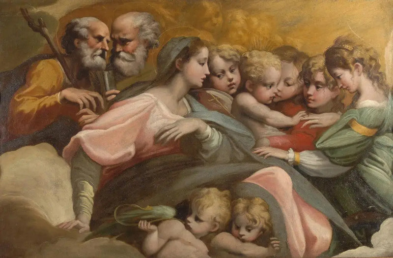 Mystische Hochzeit der Heiligen Katharina - Parmigianino