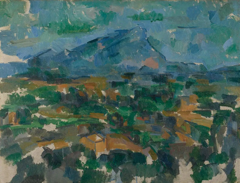 Der Berg Sainte-Victoire gesehen von den Lauves - Paul Cézanne