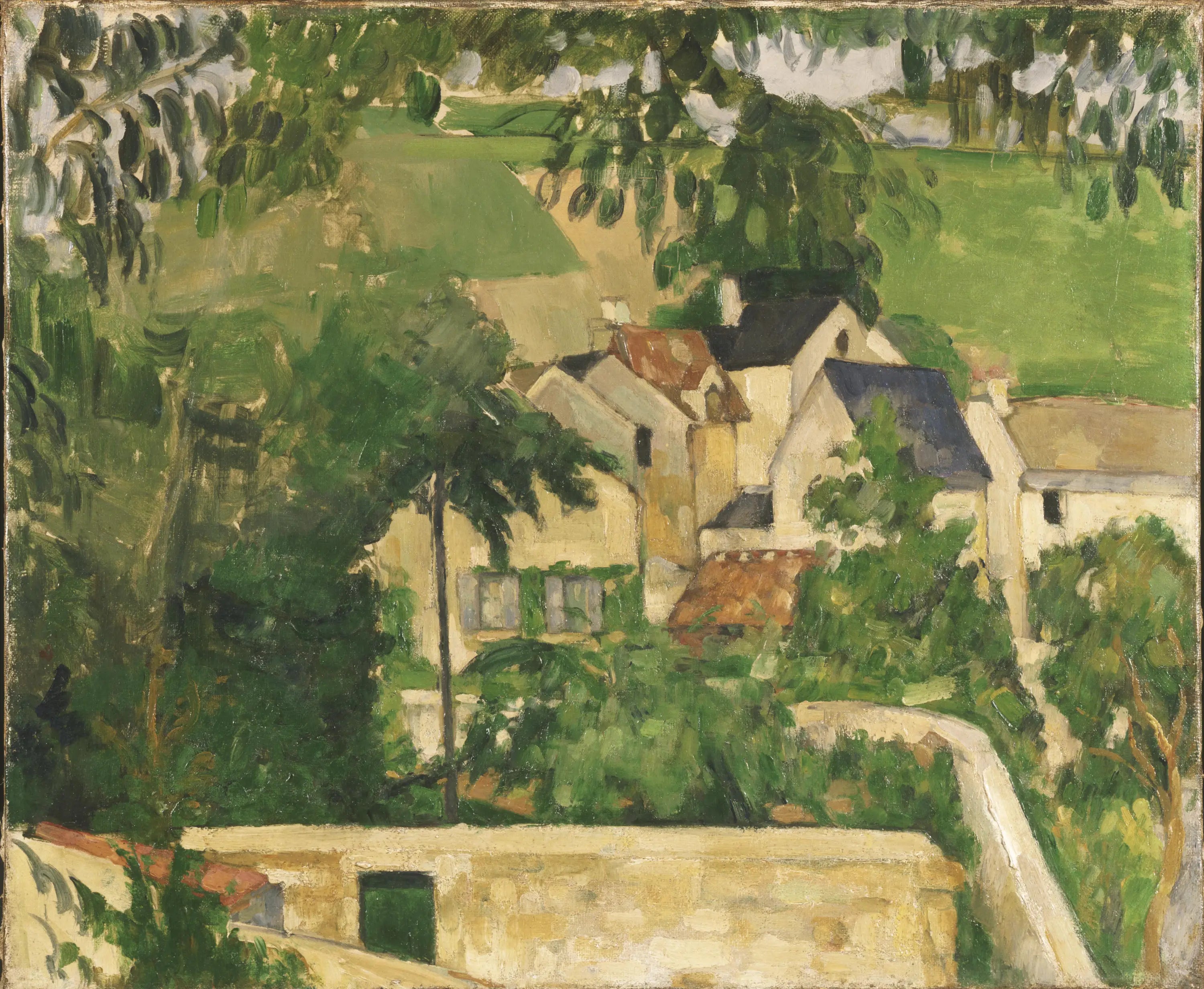 Reproduction du tableau « Le Quartier du Four à Auvers-sur-Oise - Paul Cézanne » par Alpha Reproduction en peinture à l’huile